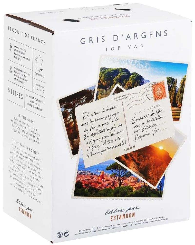 Gris d'Argens Rosé – "Souvenir du Var" 5L
