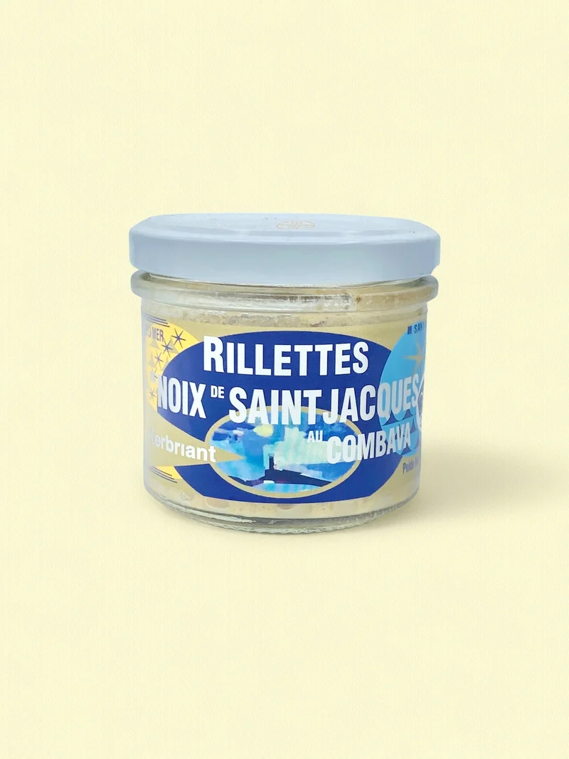 Rillettes de noix de Saint-Jacques au combava