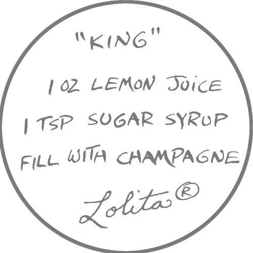 King Champagne Flute by Lolita®
