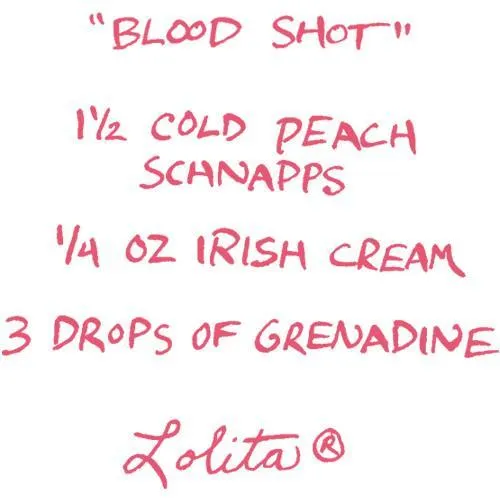 Blood Shot Party Shot Glass by Lolita®