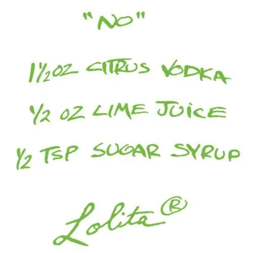 "No" Party Shot Glass by Lolita®