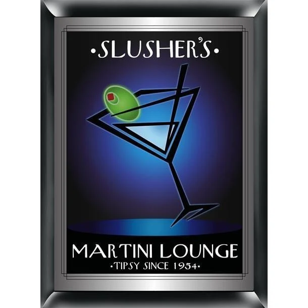 Traditional Martini After Hours Personalized Tavern Sign