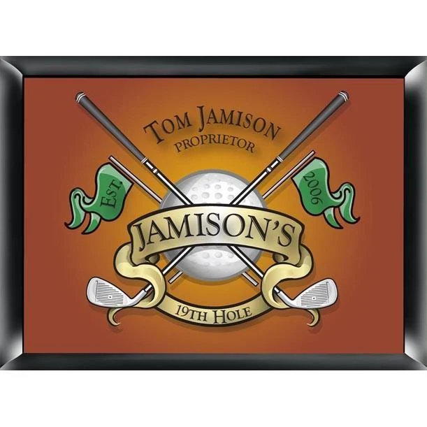 19th Hole Personalized Tavern Sign