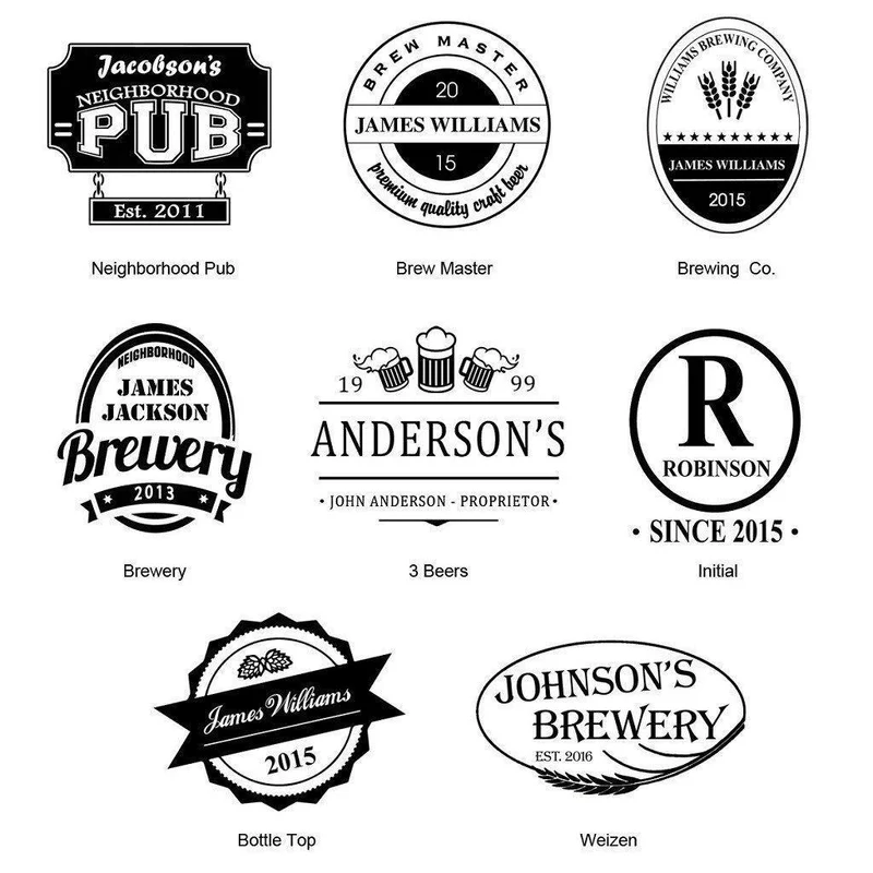 Neighborhood Pub Personalized Pub Glass Set