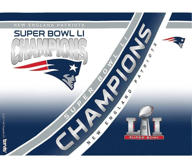 New England Patriots Super Bowl LI Champions Statement 24 oz. Tervis Tumbler with Lid - (Set of 2)
