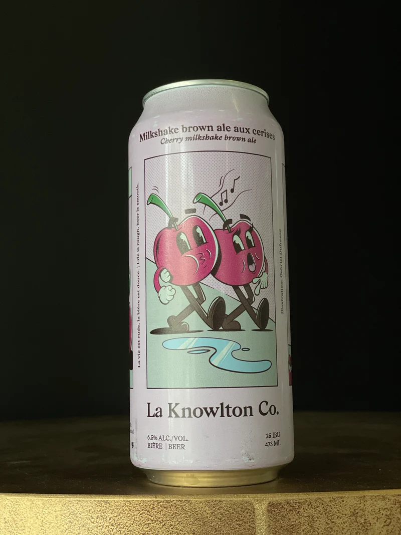 Milkshake brown ale aux cerises