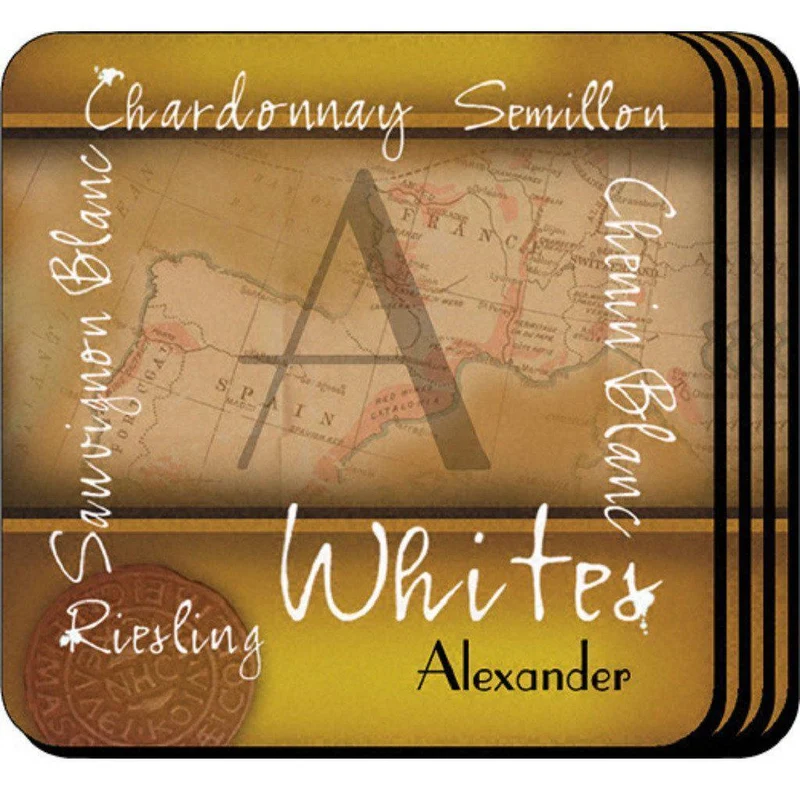 Wine Coaster Set - Personalized