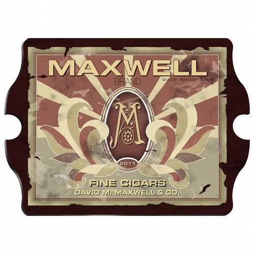 Monogram Cigar Personalized Vintage Style Tavern Sign