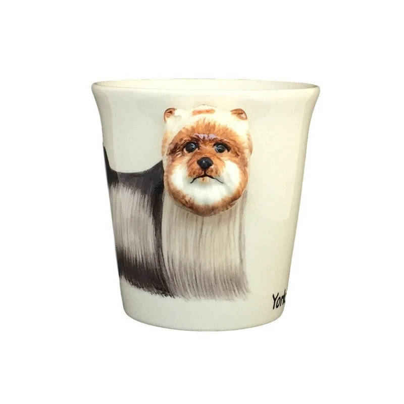 Yorkshire Terrier Hand Painted Coffee Mug