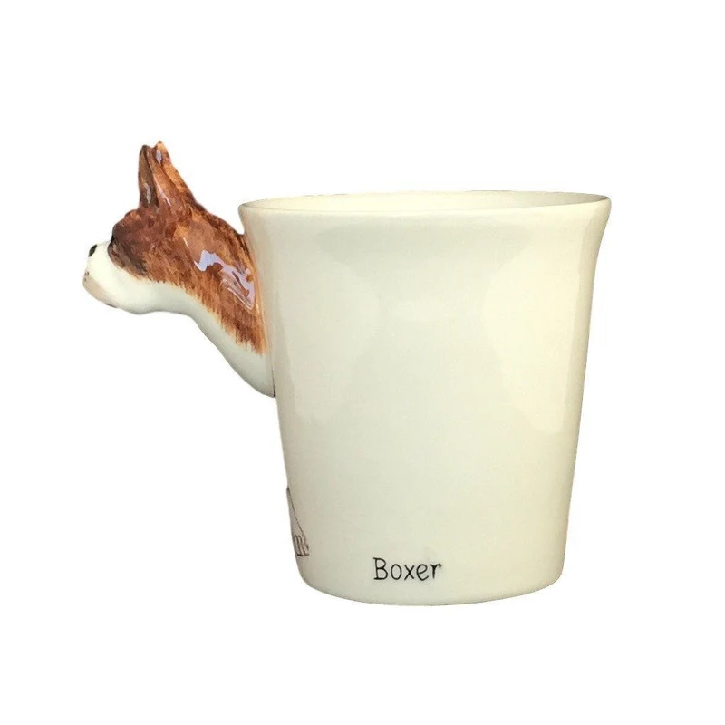 Boxer Hand Painted Coffee Mug