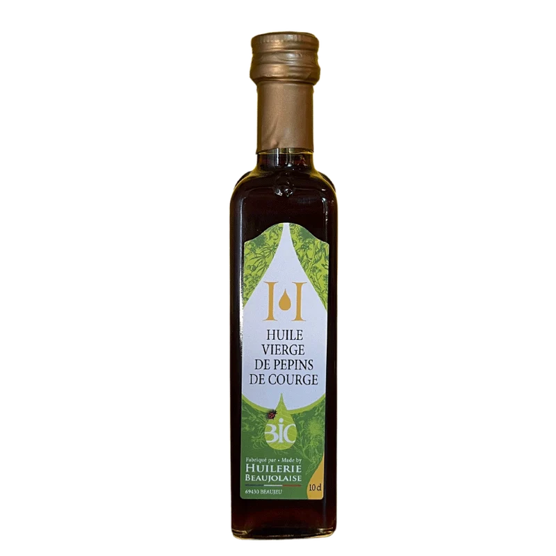 Huile Vierge de Pépins de Courge Toastée Bio | 10 cl