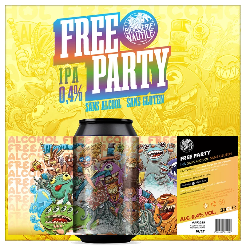 Bière IPA Free Party Nautile