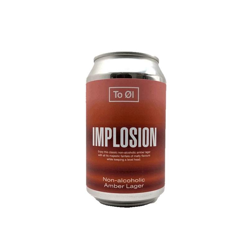 To Øl - Implosion Amber Lager sans alcool - 33cl
