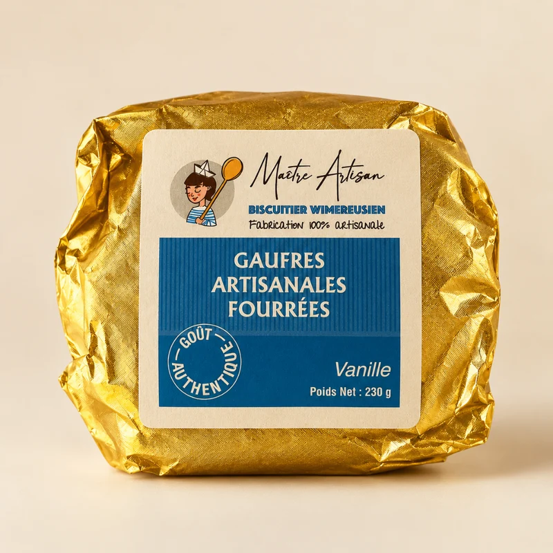 5 Gaufres Fourrage Vanille | 230g