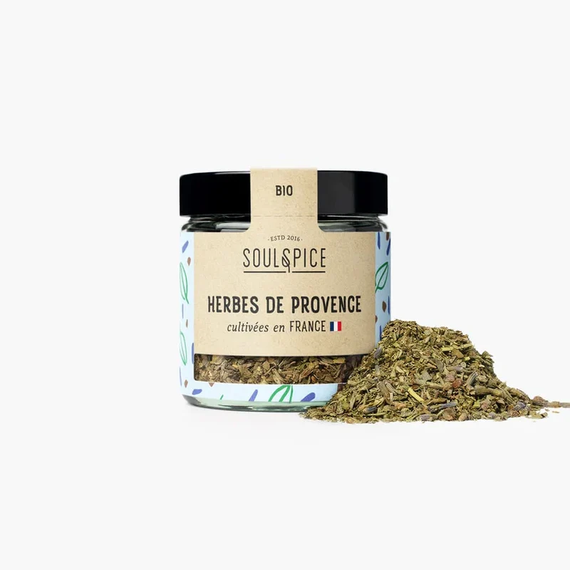 Herbes de Provence | Mélange d'Herbes à la Lavande et au Cacao Bio | 25g