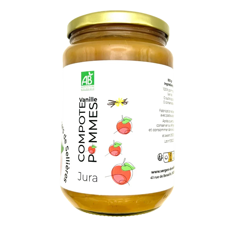 Compote de Pommes - Vanille | 800g