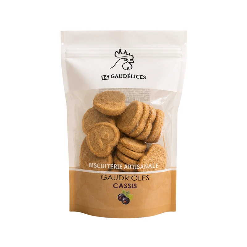 Biscuits Gaudrioles Cassis | 180g