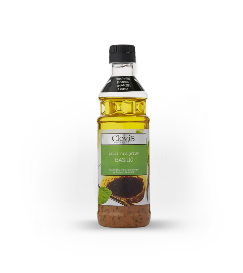 Sauce Vinaigrette au Vinaigre de Xérès et au Basilic | 35cl