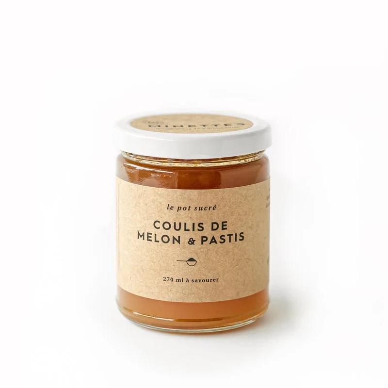 Coulis de melon & pastis
