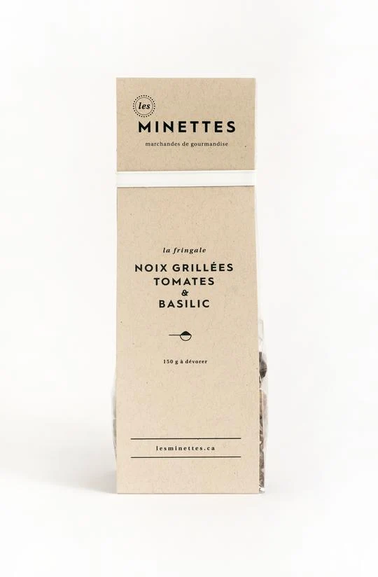 Noix grillées tomate & basilic