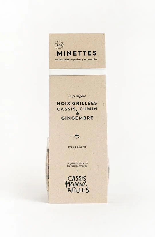 Noix grillées cassis, cumin & gingembre