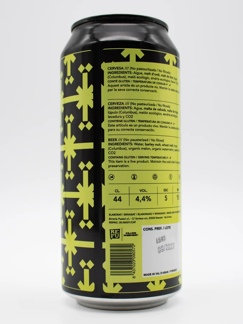 ARRIERA collab KM 0 | FRUIT HEFEWEIZEN | PACK CERVEZA 44cl