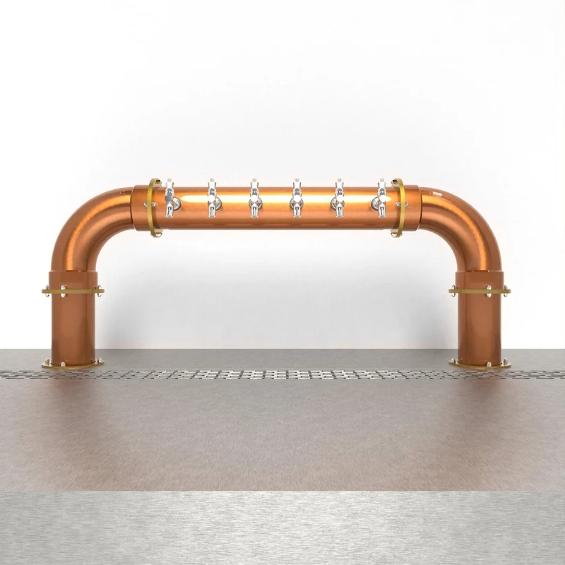Arcadia Bridge Copper 4in | Brushed