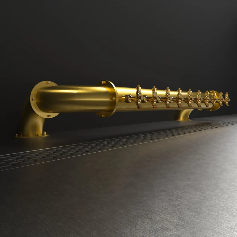 Arcadia Low Profile 4in | Gold