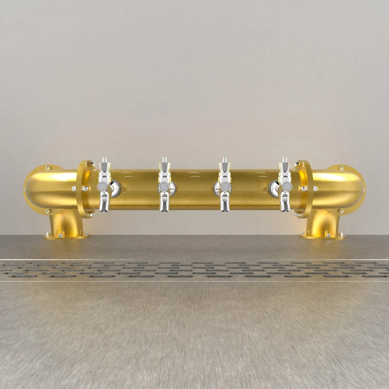 Arcadia Low Profile 4in | Gold