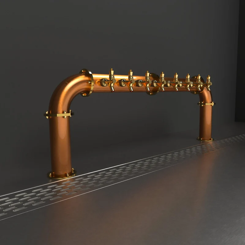 Arcadia Bridge Copper 3in | Brushed