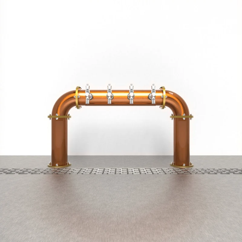 Arcadia Bridge Copper 3in | Brushed