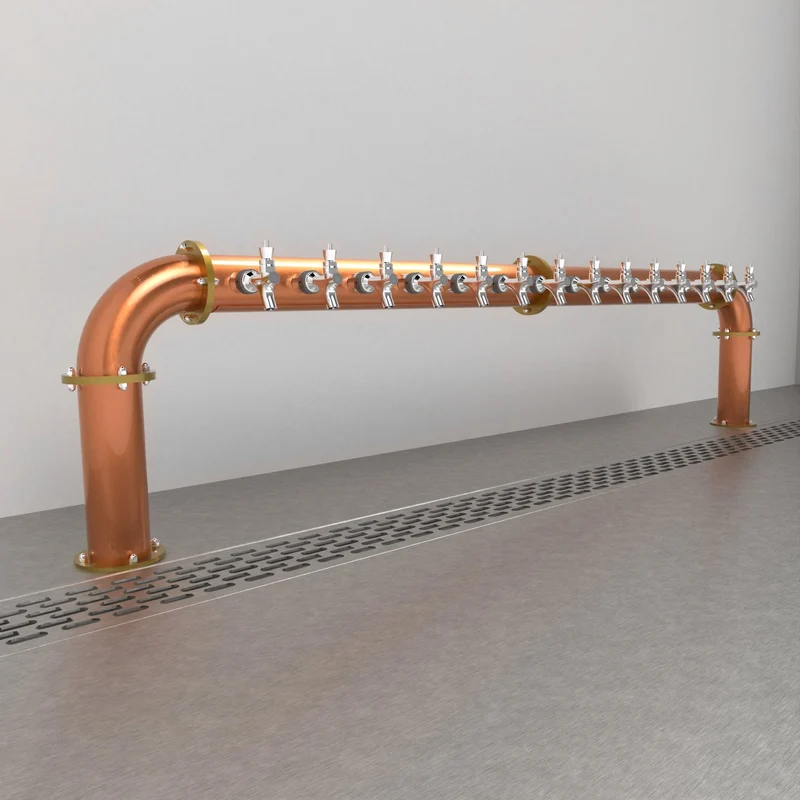 Arcadia Bridge Copper 3in | Brushed