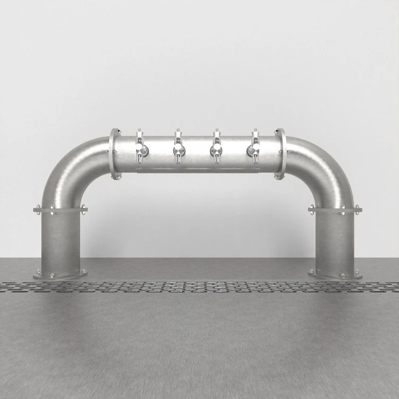 Arcadia Bridge 4in | Brushed