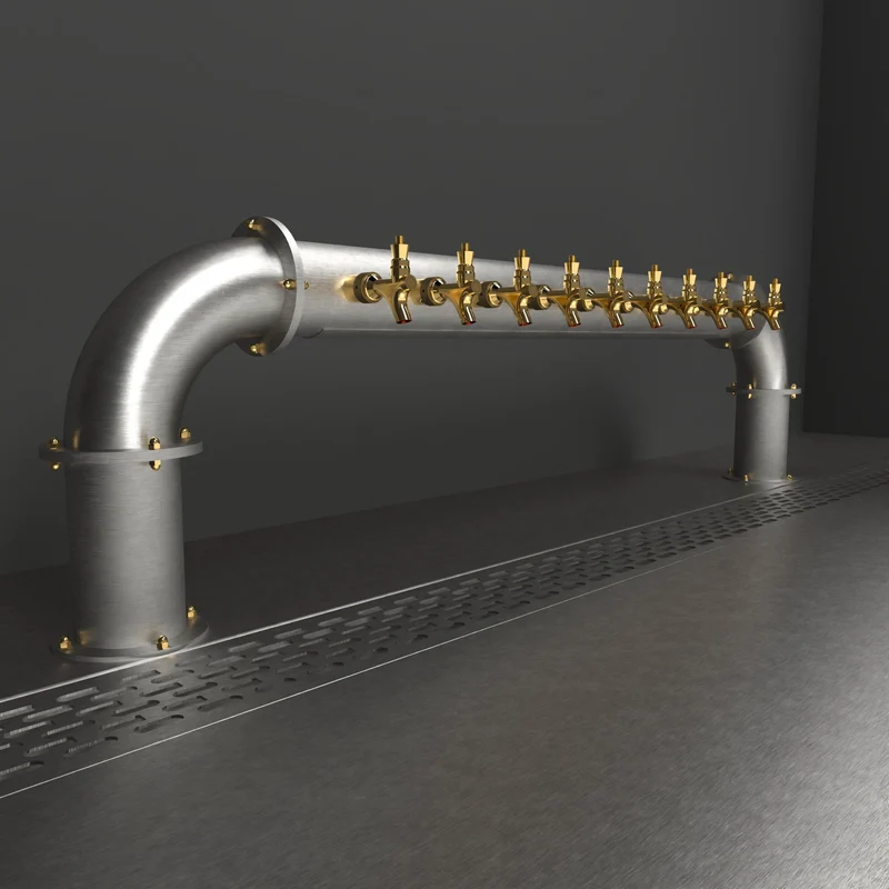 Arcadia Bridge 4in | Brushed