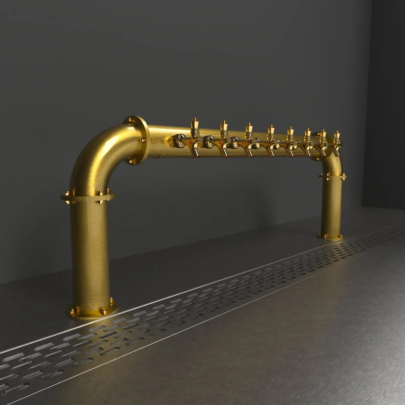 Arcadia Bridge 3in | Gold