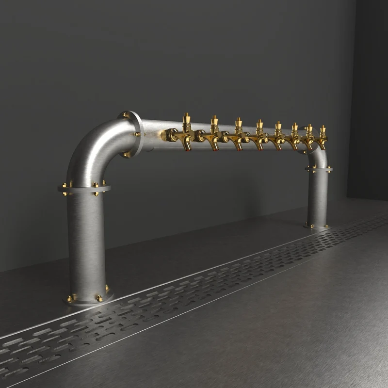 Arcadia Bridge 3in | Brushed