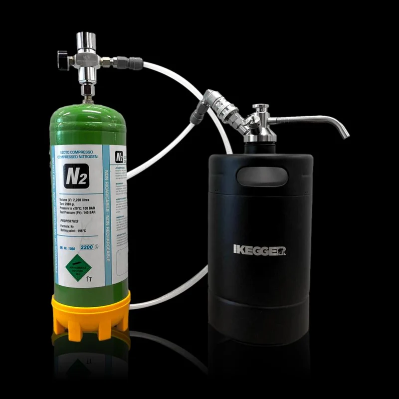 iKegger 2.0 Adapter for 2.2L CO2 & Nitrogen Gas Bottles
