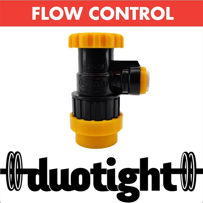 Flow Control Liquid Disconnect - Duotight 8mm (5/16")