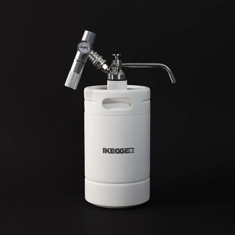 iKegger Insulated Mini Keg | White - 2L & 5L