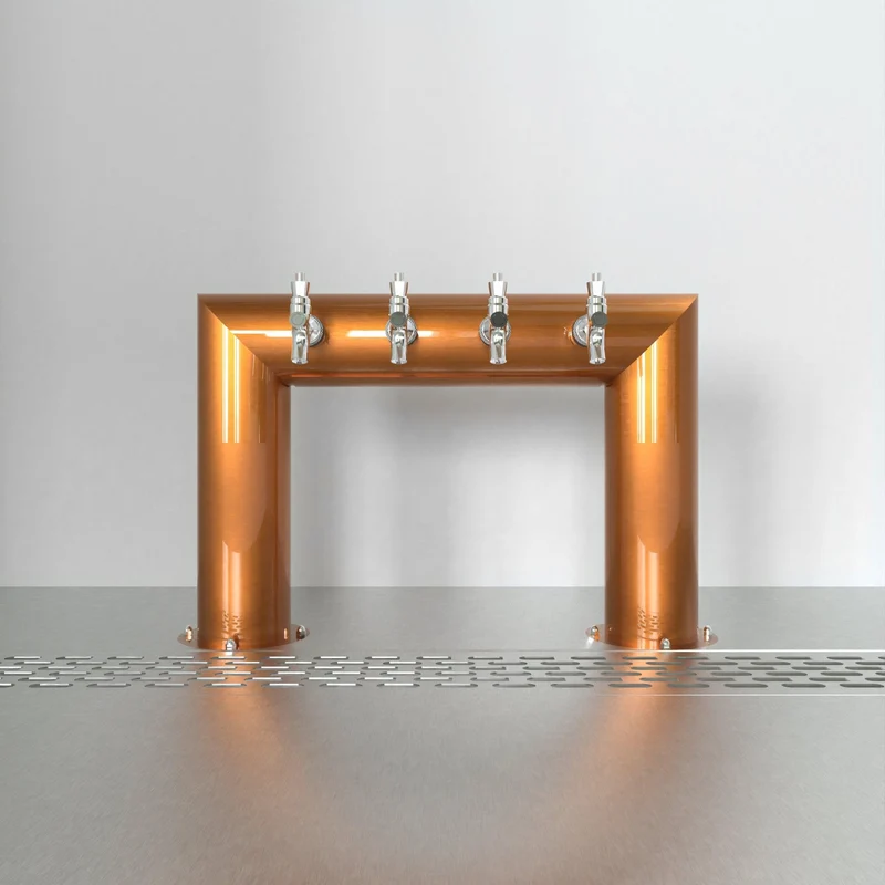 Pass Thru Bridge 4in | Candy Copper