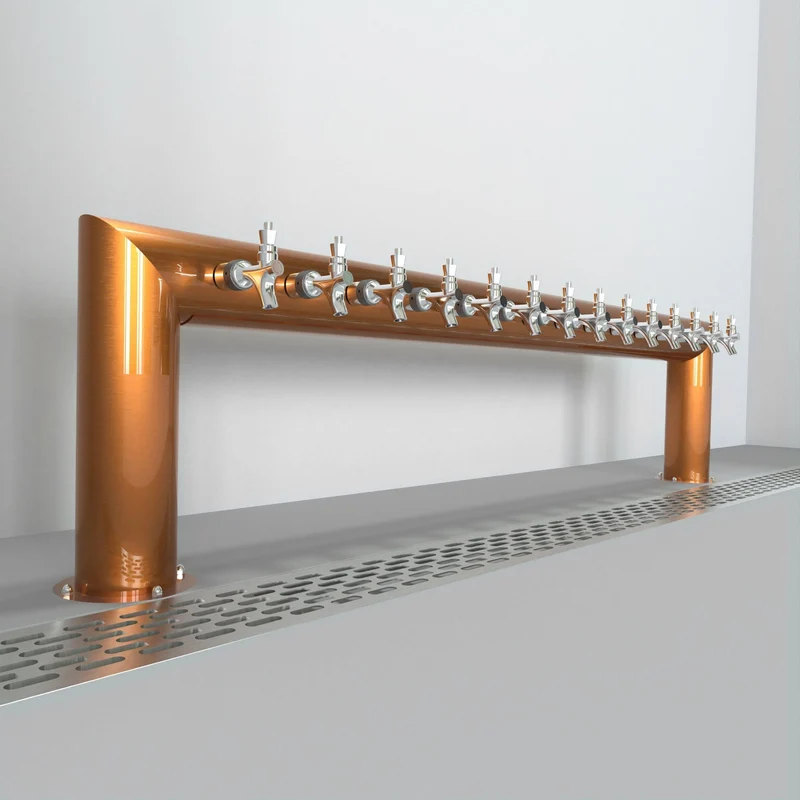 Pass Thru Bridge 4in | Candy Copper