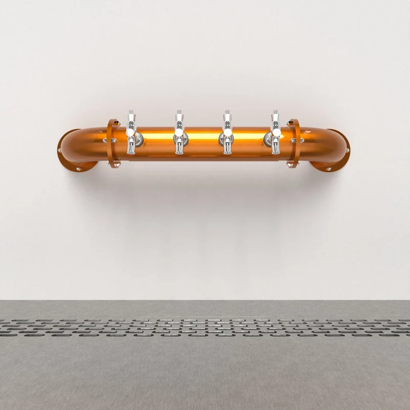 Wall Mount Arcadia Bridge 4in | Candy Copper