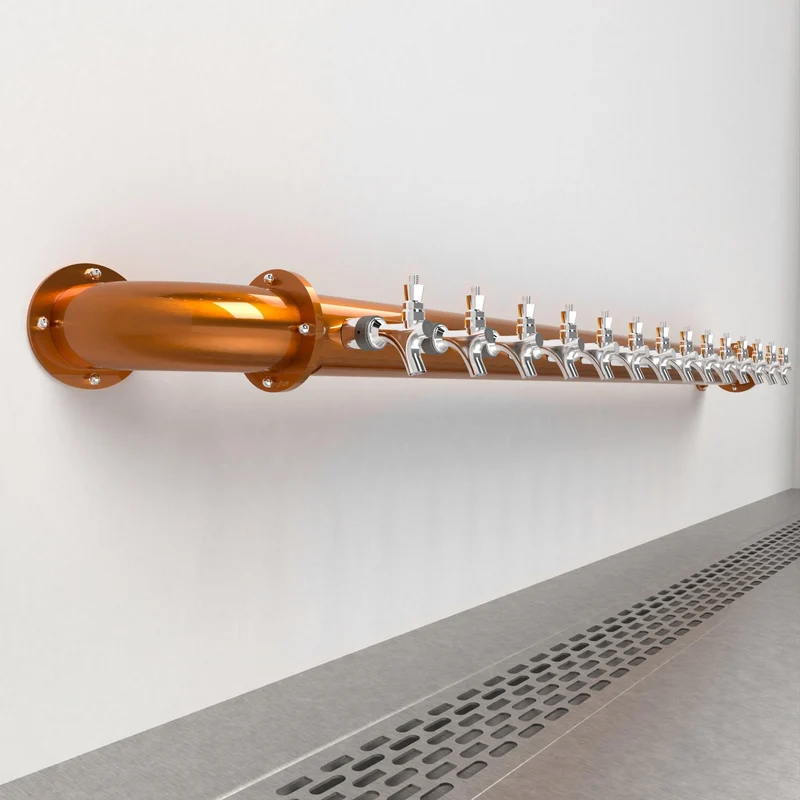 Wall Mount Arcadia Bridge 4in | Candy Copper