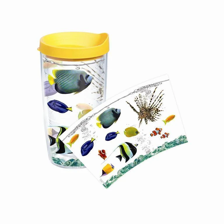 Tropical Fish 16 oz. Tervis Tumbler with Lid - (Set of 2)