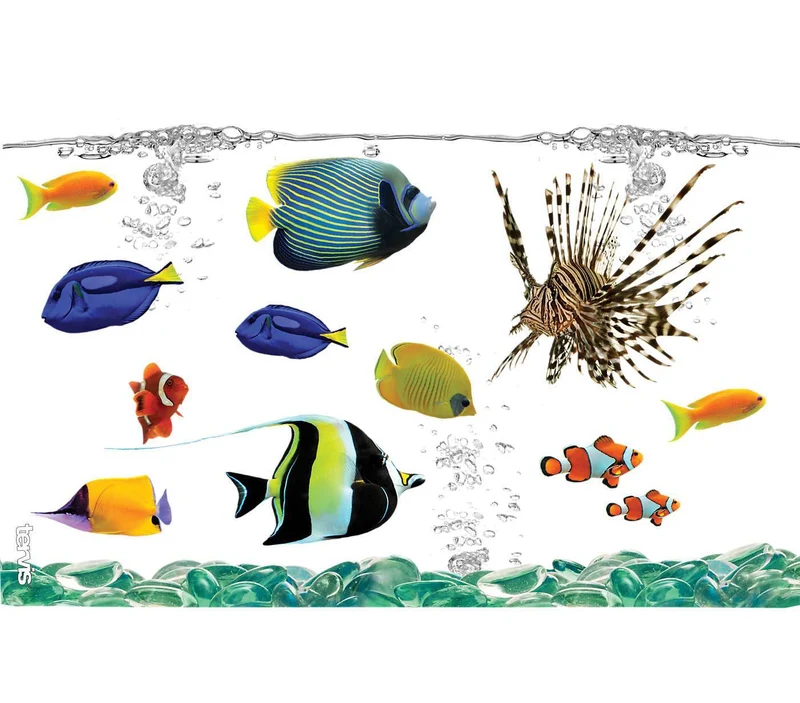 Tropical Fish 16 oz. Tervis Tumbler with Lid - (Set of 2)