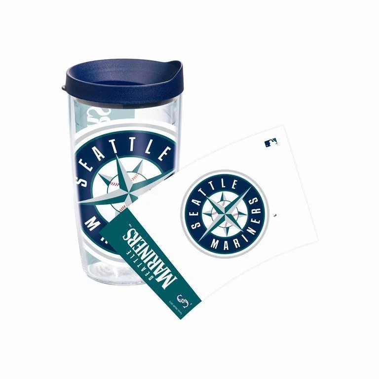 Seattle Mariners Colossal 16 oz. Tervis Tumbler with Lid - (Set of 2)
