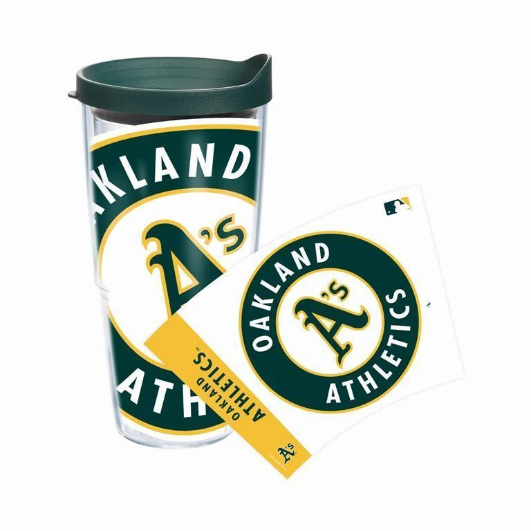 Oakland Athletics Colossal 24 oz. Tervis Tumbler with Lid - (Set of 2)