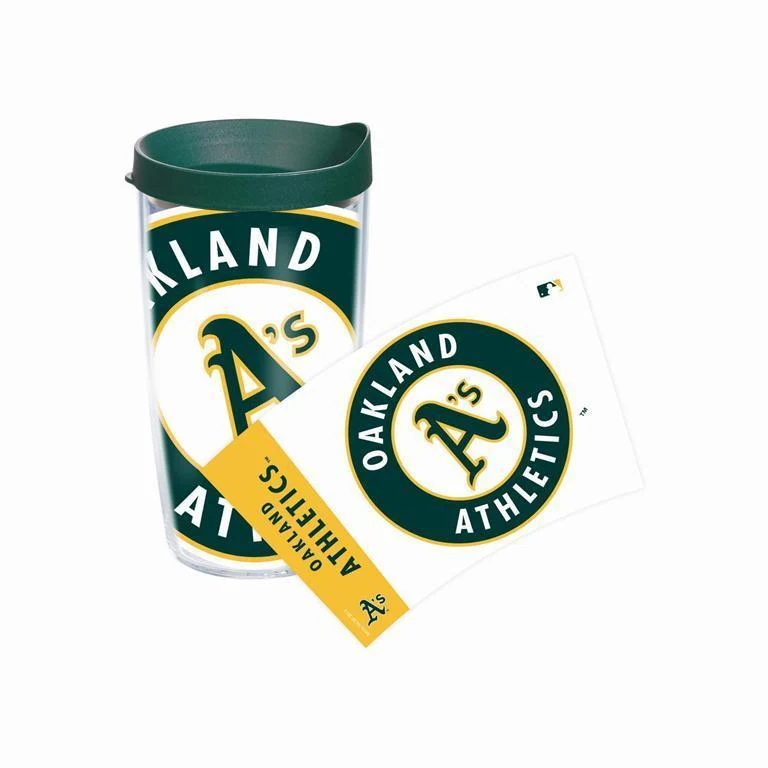 Oakland Athletics Colossal 16 oz. Tervis Tumbler with Lid - (Set of 2)