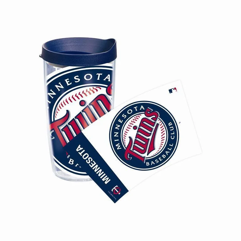 Minnesota Twins Colossal 16 oz. Tervis Tumbler with Lid - (Set of 2)