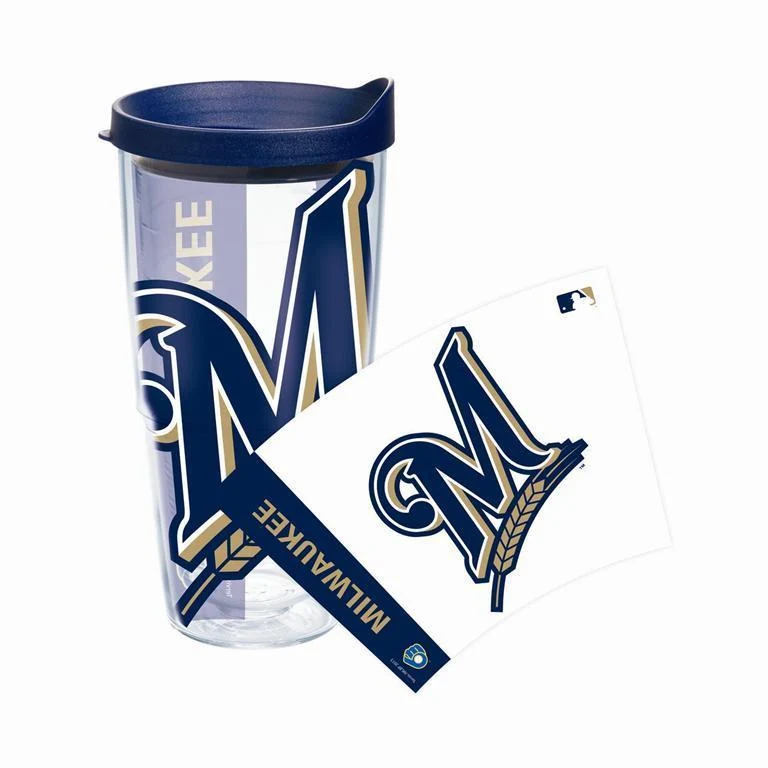 Milwaukee Brewers Colossal 24 oz. Tervis Tumbler with Lid - (Set of 2)
